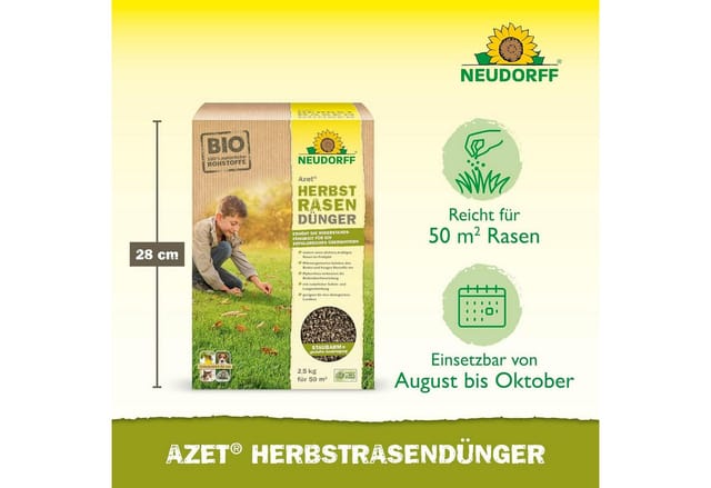 Neudorff Azet Herbstrasendünger (2,5 kg, Max. Anwendungsfläche: 50 m²)