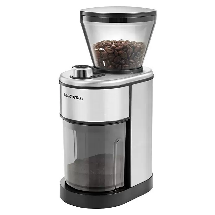 Kaffeemühle President (Silber/Schwarz, Edelstahl)