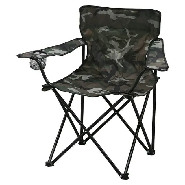 Campingstuhl (Klappbar, Camouflage, B x T x H: 52 x 52 x 80 cm)