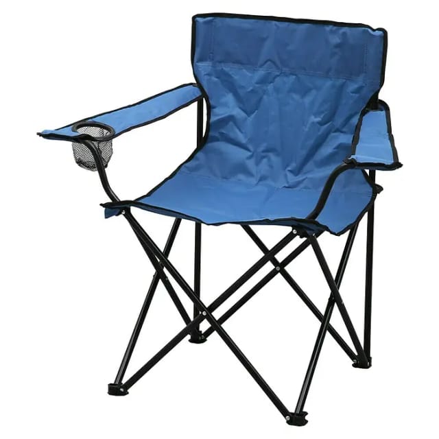 Campingstuhl (Klappbar, Blau, B x T x H: 52 x 52 x 80 cm)