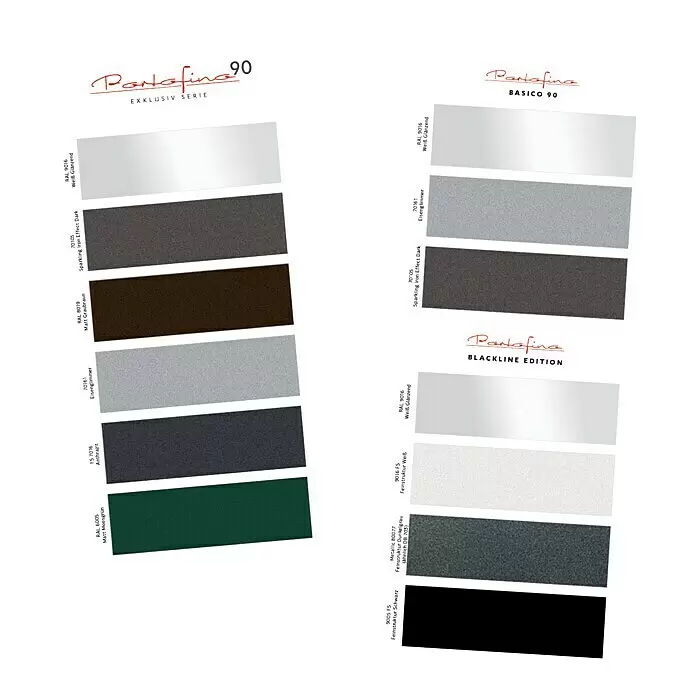 Portofino Farbfächer (Passend für: Optimum, Basico 90, 90 Haustüren)