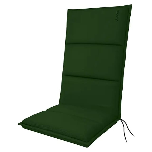 Doppler Sitzauflage Hochlehner City (Dunkelgrün, L x B x H: 119 x 48 x 6 cm, Polyester)