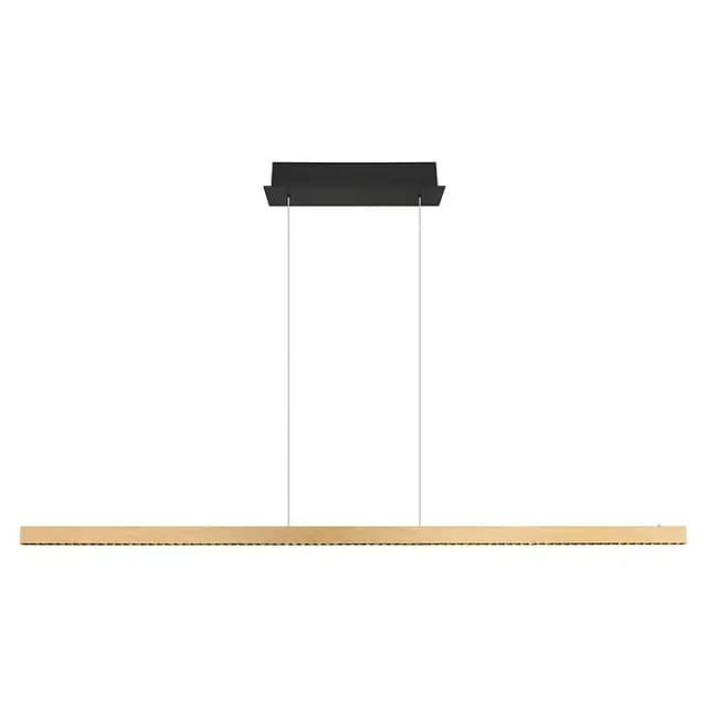 Globo LED-Pendelleuchte Dentsy (53 W, Neutralweiß, Kupfer, L x B x H: 150 x 9 x 120 cm)
