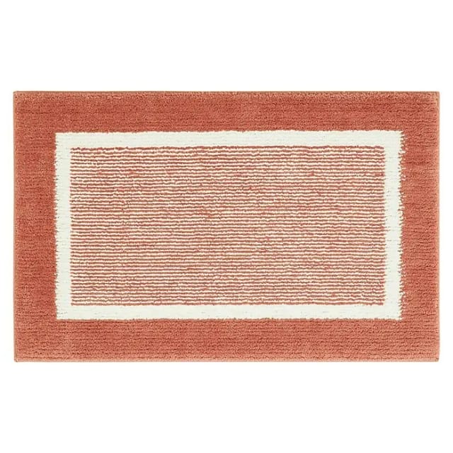 Badteppich Maui (60 x 100 cm, Rostrot, 100% Polyester)