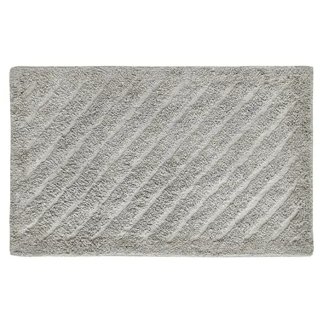 Badteppich Havanna (50 x 80 cm, Taupe, Stripe, 80% Baumwolle, 20% Polyester)