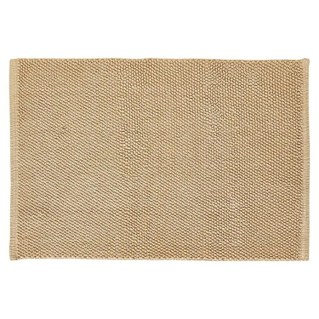 Badteppich Atlanta (50 x 80 cm, Beige, 100% Baumwolle)