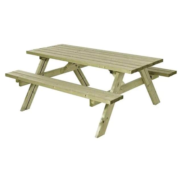 Plus Sitzgruppen-Set Standard (Nadelholz, Naturbraun)
