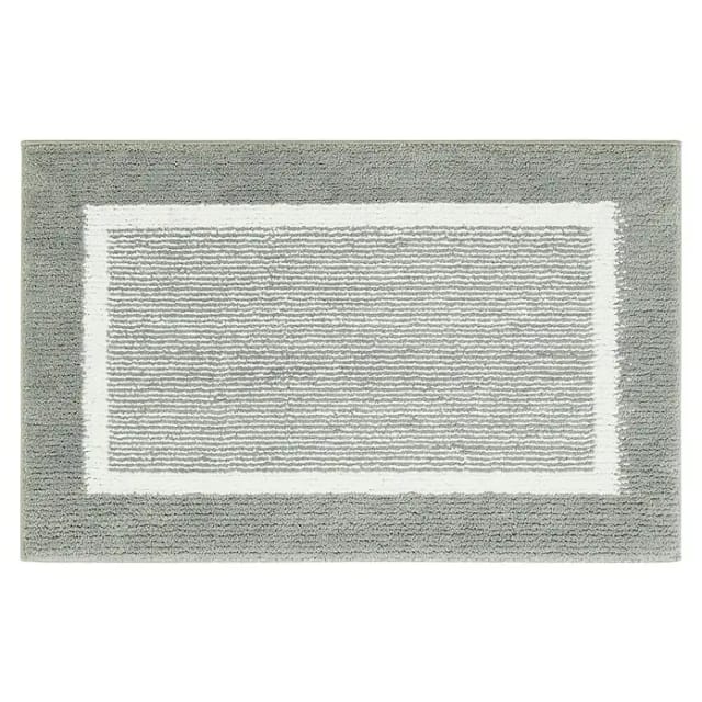 Badteppich Maui (50 x 80 cm, Grau, 100% Polyester)