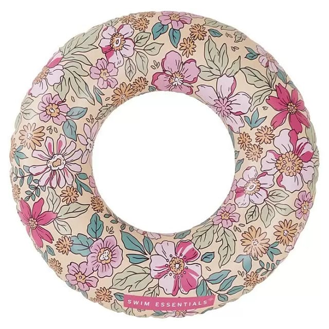 Swim Essentials Schwimmring (Durchmesser: 90 cm, Blumen)