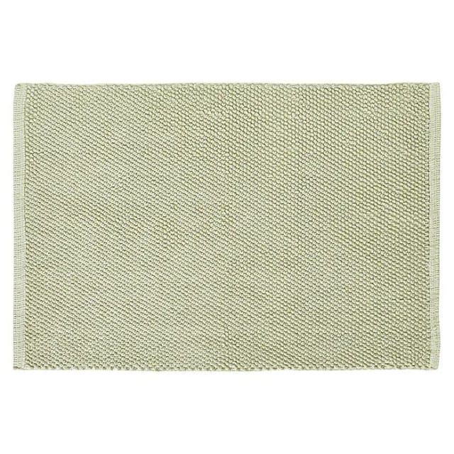 Badteppich Atlanta (50 x 80 cm, Salbei, 100% Baumwolle)