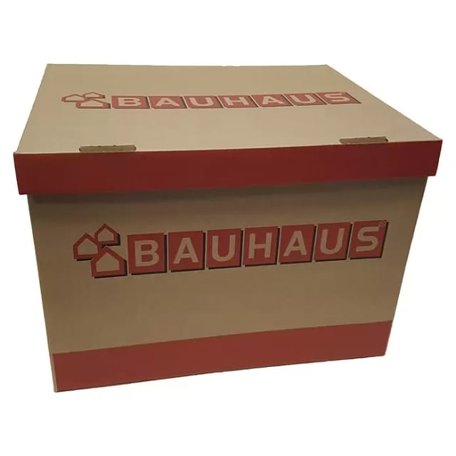 BAUHAUS Ordner-Archiv-Box Set (10 Stk., L x B x H: 39,7 x 32 x 28,8 cm, Wellkarton)