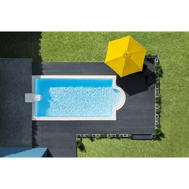 Desjoyaux Bausatz-Pool Jou (L x B x H: 600 x 300 x 120 cm, 20.000 l, Weiß)