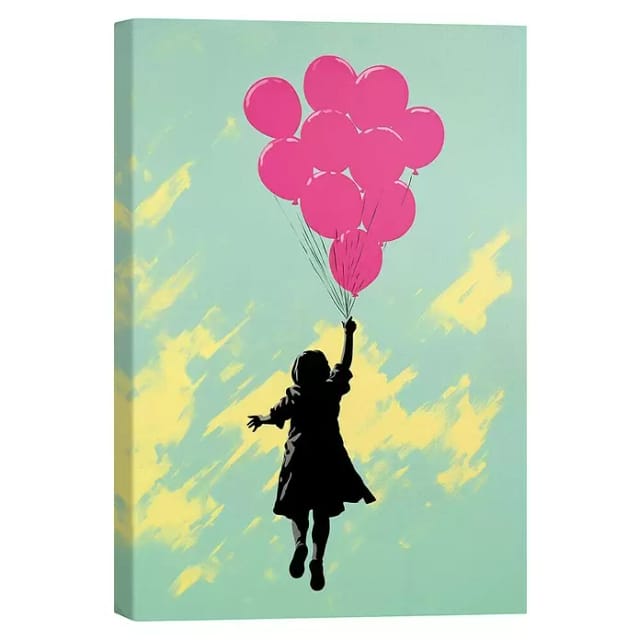 Reinders Leinwandbild Giclee on Canvas (Balloons Up, B x H: 20 x 30 cm)