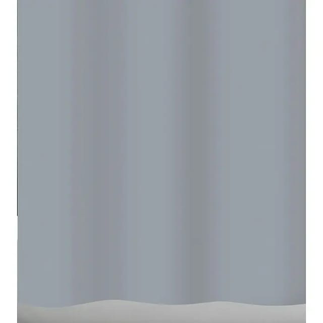 Sanidecor Textil-Duschvorhang Basic 2 (180 x 200 cm, Grau)