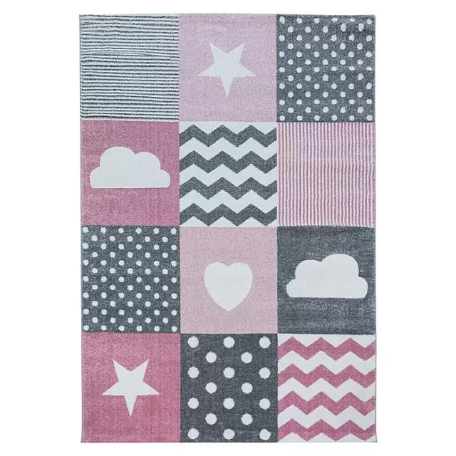 Kinderteppich Kids 0620 (Pink, 200 x 140 cm, 100 % Polypropylen)