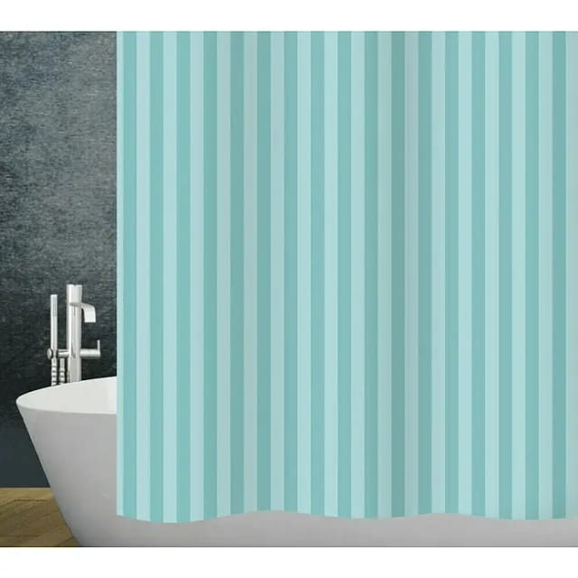 Diaqua Textil-Duschvorhang Stripe (B x H: 240 x 180 cm, Aqua)