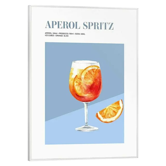 Reinders Bild Slim Frame White (Aperol, B x H: 30 x 40 cm)