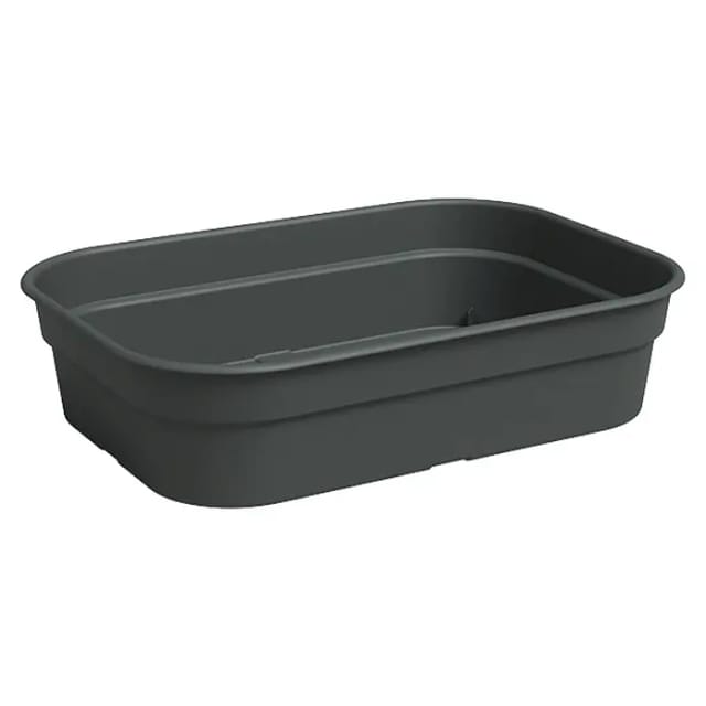 Artevasi Madagascar to Grow Anzuchtschale S (Außenmaß (L x B x H): 24 x 17 x 6 cm, Kunststoff, Anthrazit)