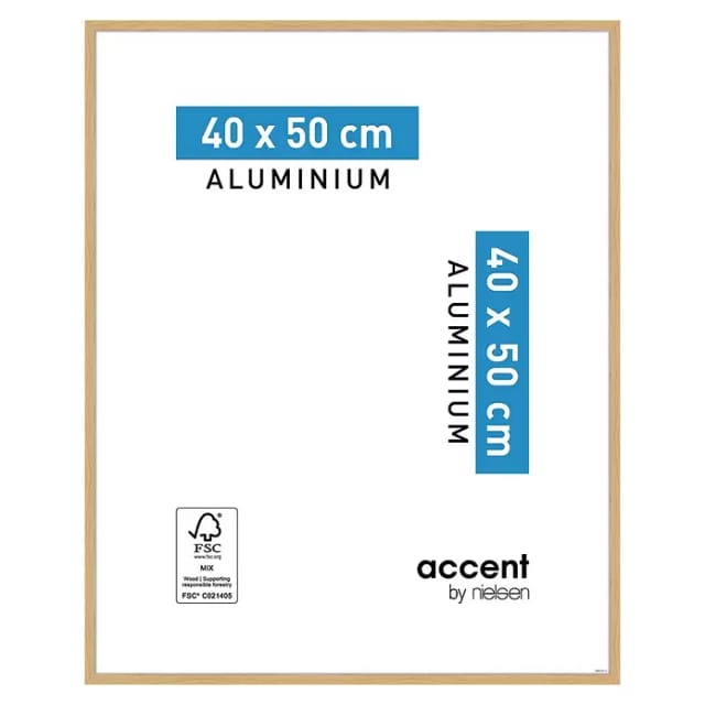 Nielsen Alurahmen Duo (40 x 50 cm, Eiche)