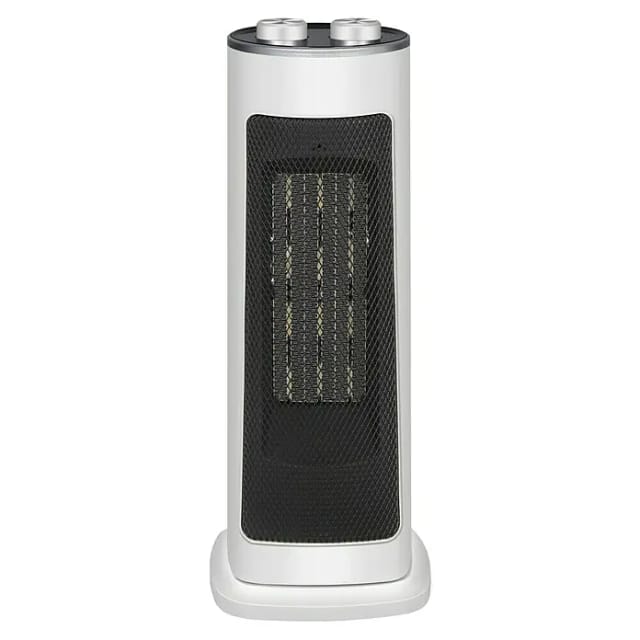 Voltomat HEATING Keramik-Heizlüfter BL-K18-J (2.000 W, Weiß/Schwarz, 41,5 x 16,5 x 16,5 cm)