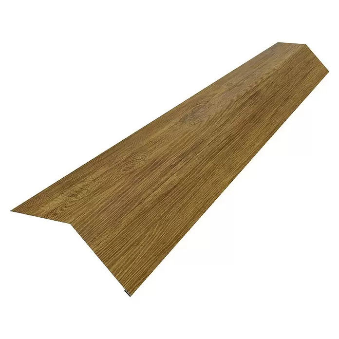 Metdach Kappleiste WP (Goldeiche, Länge: 100 cm, Stahl)