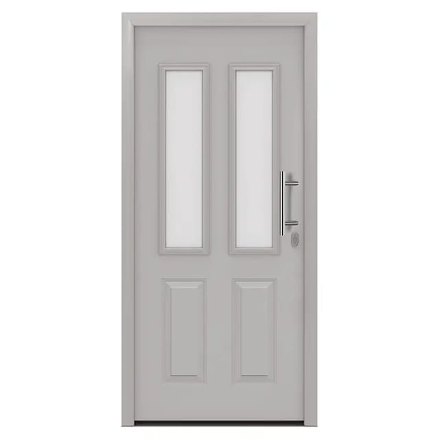 Hörmann EcoStar Haustür ISOPRO IP 410S (110 x 210 cm, DIN Anschlag: Rechts, Weißaluminium)