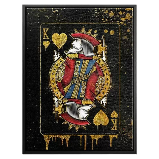 Dotcomcanvas Leinwandbild (King Card, B x H: 60 x 80 cm)