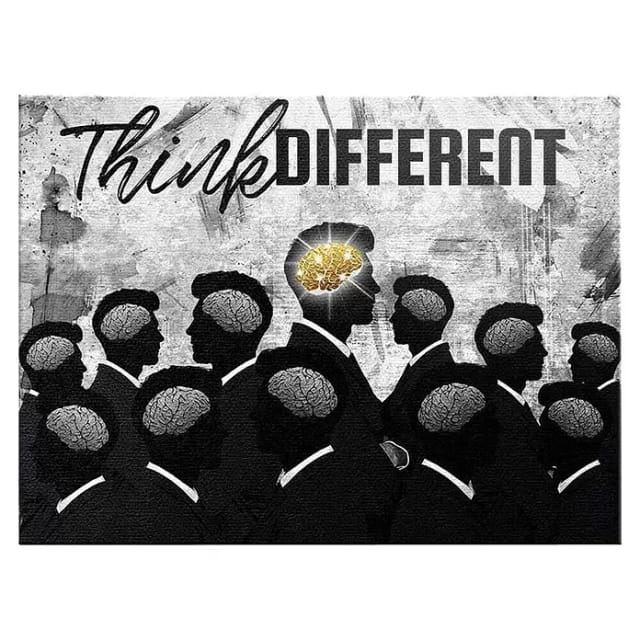 Dotcomcanvas Leinwandbild (Think Different, B x H: 200 x 150 cm)