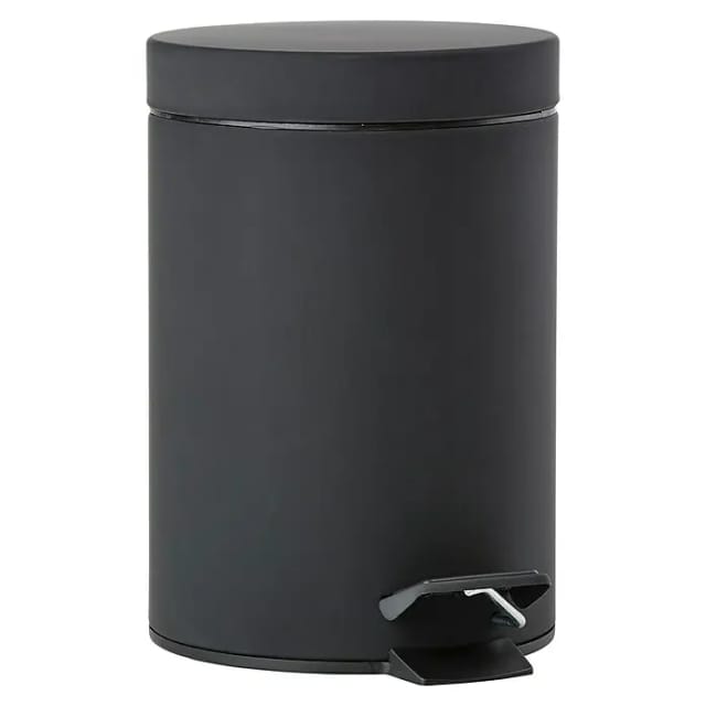 Zone Denmark Kosmetikeimer Solo (3 l, Stahl, Black)