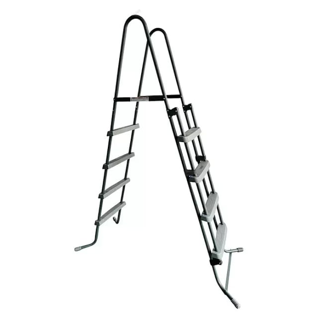 Malibu Poolleiter (Passend für: Aufstellpools mit 134 cm hoher Seitenwand, Metall)