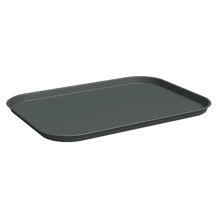 Artevasi Madagascar to Grow Anzucht-Untersetzer M (35,4 x 25,4 x 1,7 cm, Kunststoff, Anthrazit)