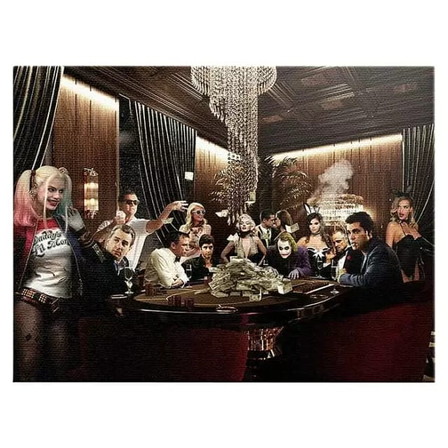Dotcomcanvas Leinwandbild (Poker Night, B x H: 80 x 60 cm)