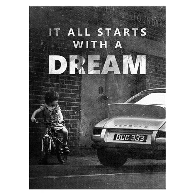 Dotcomcanvas Leinwandbild (It All Starts With A Dream, B x H: 150 x 200 cm)
