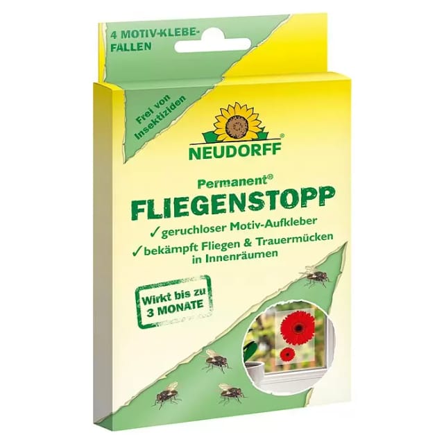 Neudorff Permanent Klebefalle Fliegenstopp (4 Stk.)