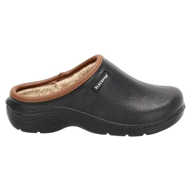 Black Fox Gartenclogs Winterschuh Sherlow (Schuhgröße: 38, Schwarz)