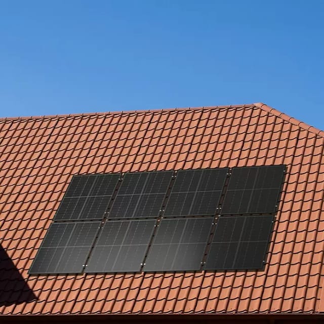 Green Solar Befestigungs-Set (Passend für: 28 Solarmodule, Geeignet für: Schrägdach)