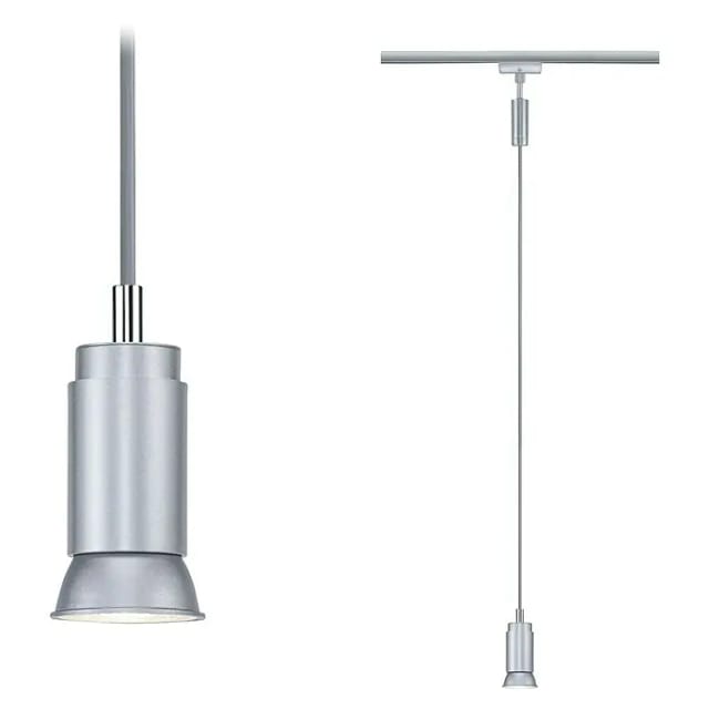 Paulmann URail Pendelleuchte Runa (Ø x H: 3,5 x 118 cm, Chrom matt)