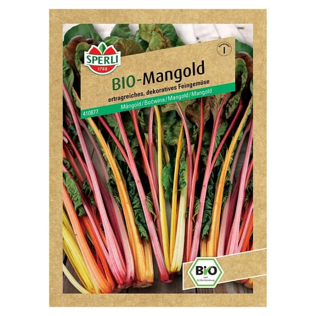 Sperli Gemüsesamen Bio Mangold (Beta vulgaris, Erntezeit: Juni)