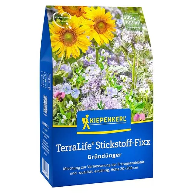 Kiepenkerl Gründüngung erraLife® Stickstoff-Fixx (Mischung, Inhalt reicht für ca. 100 Quadratmeter)