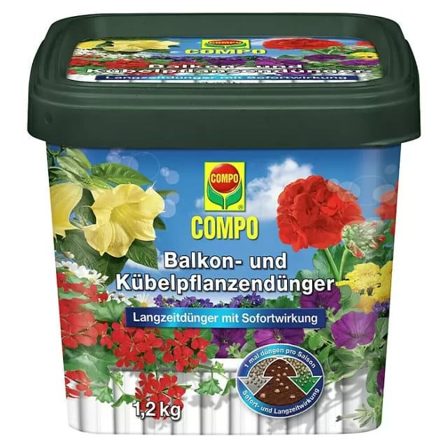 Compo Balkon- & Kübelpflanzen-Nahrung (1,2 kg)