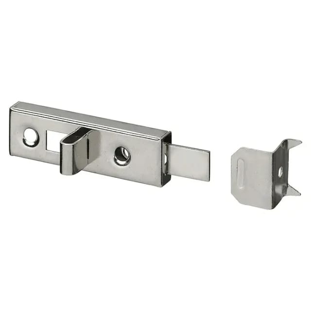 Hettich Schieberiegel (L x B: 16 x 51 mm, Silber, Stahl)