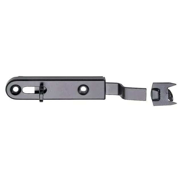 Hettich Schieberiegel (L x B: 70 x 16 mm, Schwarz, Stahl)