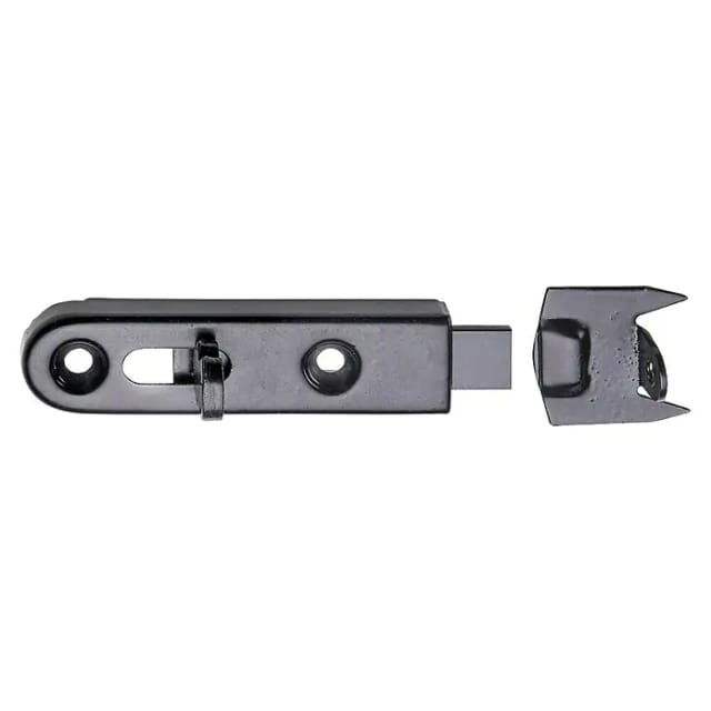 Hettich Schieberiegel (L x B: 50 x 13 mm, Schwarz, Stahl)