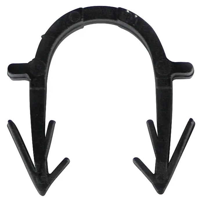 Solarfloor Rohrhalter (6 mm, Schwarz, 50 Stk.)