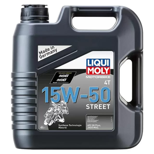 Liqui Moly Motoröl Motorbike 4T 15W-50 Street (15W-50, 4 l)