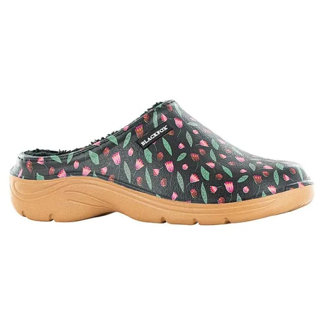 Black Fox Gartenclogs Winterschuh Mily (Schuhgröße: 39, Schwarz)