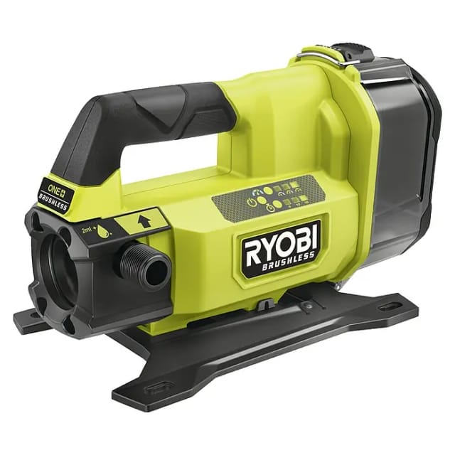 Ryobi ONE+ Akku-Gartenpumpe RY18TPXA (18 V, Li-Ionen, Ohne Akku, Max. Fördermenge: 2.270 l/h)