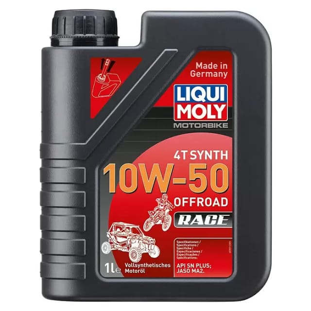 Liqui Moly Motoröl Motorbike 4T Synth 10W-50 Offroad Race (10W-50, 1 l)