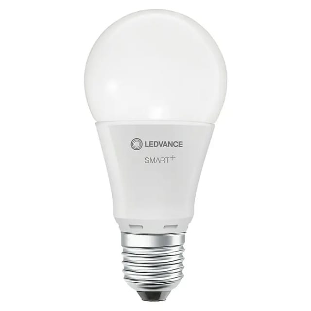 Ledvance Smart+ WiFi Smart-LED-Lampe (E27, Dimmbar, Warmweiß, 806 lm, 9 W)