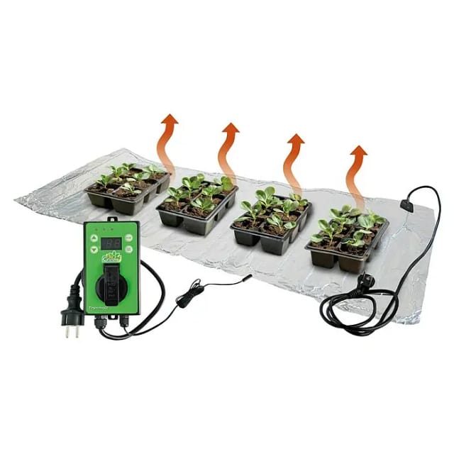 BioGreen Heizmatte Sahara + Thermostat (100 x 100 cm)